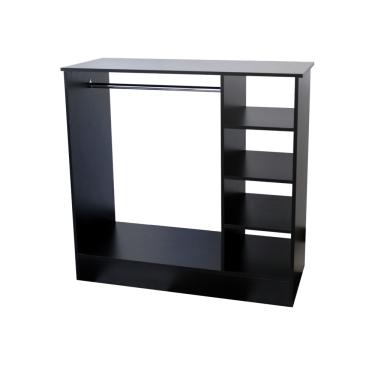 Imagem de Balcão Expositor Arara Central Com Cabideiro e Nichos Para Loja G2 Preto Cód.411