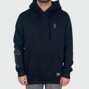 Imagem de Moletom Grizzly Og Mini Bear Script Hoodie Black-Masculino