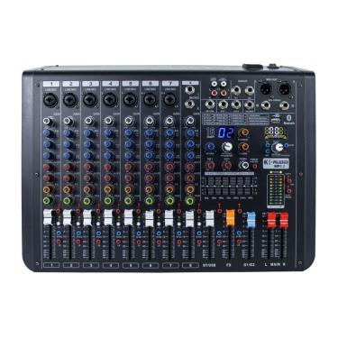 Imagem de Mesa de Som Analógica k-audio mp 8.2 de 8 Canais Com Bluetooth