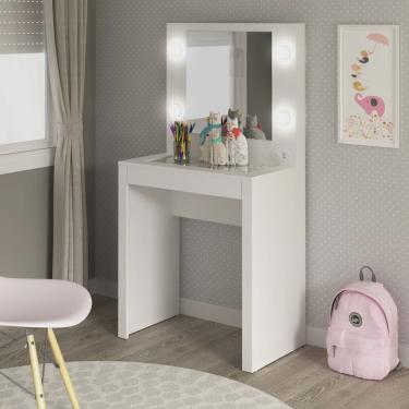 Imagem de Penteadeira Infantil com Espelho Aurora Espresso Móveis
