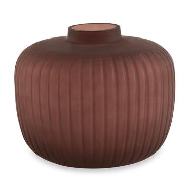 Imagem de Vaso marsala em vidro mart 18,5x24cm