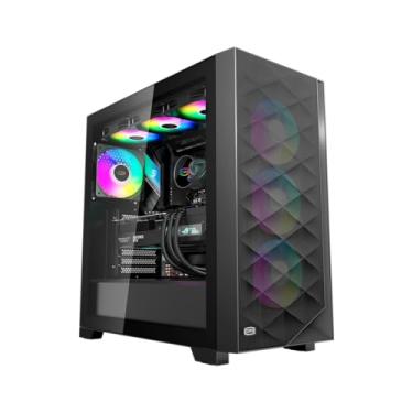 Imagem de PCCOOLER CPS C3D510 Capa de alto fluxo de ar ATX PC Torre Média Computador Desktop Gaming Capa superior para M-ATX/ITX/E-ATX com 3 ventiladores ARGB, radiador de 360 mm 280 mm 240 mm e suporte GPU de