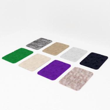 Imagem de Kit Jogo 8 Tapetes 60 X 40 Cm Peludo Banheiro Porta - Tapetes Saturs