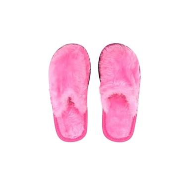 Imagem de Pantufa Feminina Fechada Rosa Chiclete Chinelo Pelúcia Premium (Rosa Chiclete, br_footwear_size_system, adult, numeric, numeric_34)