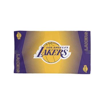 Imagem de Los Angeles Lakers NBA Hussle Toalha esportiva de microfibra 61 x 106 cm