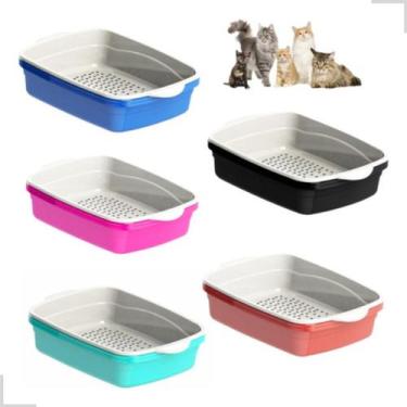 Imagem de Caixa De Areia Furba Banheira Inteligente Com Bandeja Com borda alta P