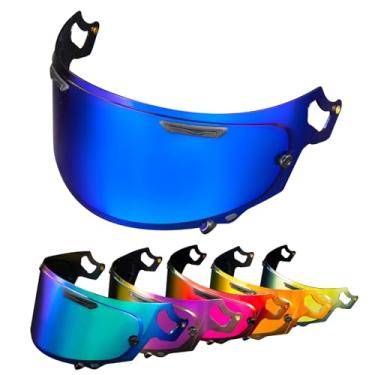 Imagem de Viseira Regent X - Viseira PSLER Corsair X VAS-V MAX Vision Face Shield Quantum X Visor Capacete Escudo para Regent X VAS-V MAX Corsair-X Quantum-X Signet-X RX7X Defiant-X Dt-X, Azul Profundo