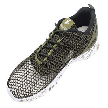 Imagem de FROGG TOGGS Tênis esportivo masculino Skipper com drenagem de água e secagem rápida, verde musgo, 7 (4SK111)