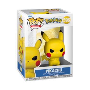 Imagem de Funko Pop! Games: Pokemon - Grumpy Pikachu - Figura de vinil colecionável - ideia de presente- Mercadoria oficial - Brinquedos para crianças e adultos - Video Games Fans - boneco para colecionadores
