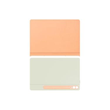 Imagem de SAMSUNG Capa para Smart Book Dual Viewing Posicionável Folio Tablet para Galaxy Tab S9+ | S9 FE+ | Tab S10+, Laranja