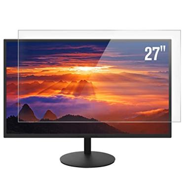 Imagem de [Pacote com 2] Protetor de tela antirreflexo de 27 polegadas, monitor panorâmico de desktop de 27 polegadas com proporção de 16:9 compatível com monitor Sceptre/Dell/Asus/Acer/ViewSonic/Samsung/Aoc/HP/LG/Philips