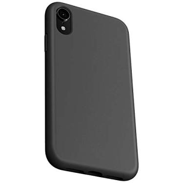 Imagem de Capa de TPU de palha de trigo Danbey para iPhone XR, tela de 6,1 polegadas, proteção contra quedas, for iPhone XR, Preto