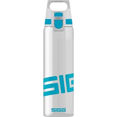 Imagem de SIGG Total Clear One Aqua, garrafa de água esportiva, Tritan, livre de BPA – 600 ml