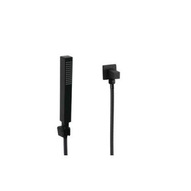 Imagem de Ducha Higienica Preto Fosco ABS c Mangueira 180 cm com Registro - AMG 