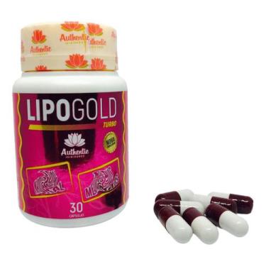 Imagem de Lipo Gold Turbo 30 Cápsulas Original Authentic 1 Pote, Sem sabor