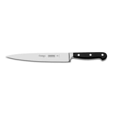 Imagem de Faca Para Carne E Cozinha 10`` Tramontina Century Em Aço Inox Preto Com Inox