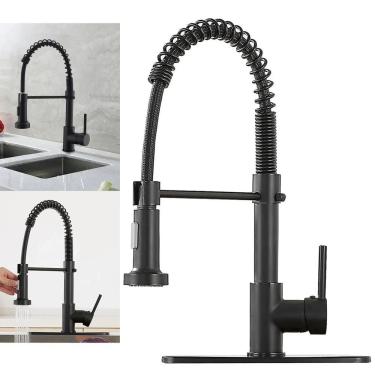Imagem de Torneira Gourmet Pull Down Luxo Misturador Agua Quente Fria Cozinha Banheiro Casa