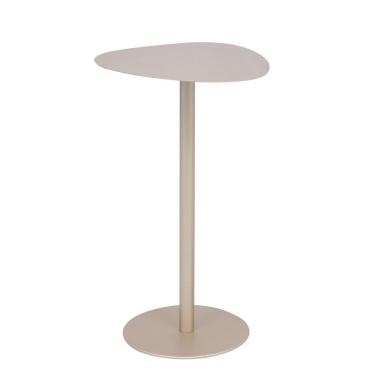 Imagem de Mesa Lateral Wing Baixa Organica 39x34cm Decoração Moderna Champanhe