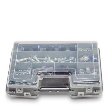 Imagem de Maleta Estojo Organizador 2 Em 1 Para Organizar Pequenas Peças Bijuterias, Jóias, Parafuso, Objetos De Costura