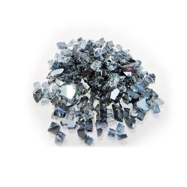 Imagem de Cristal Cinza Ônix para Lareira a Gás e Etanol