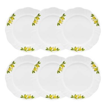 Imagem de Jogo de 6 Pratos Rasos 29 Cm Soleil Limoni Oxford
