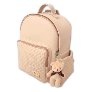 Imagem de Mochila Bolsa Maternidade Média Bebe Menina Menino Enxoval - Miellu Bo
