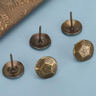 Imagem de 30pcs Estofados Tachas, 30pcs Estofados Móveis de Unhas Unhas Turtleback Sofá Decor Diy Clothing Acessórios Iron 19mm