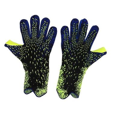 Imagem de Luvas do goleiro de futebol Profissional Anti -Latex Anti deslize Luvas de treinamento de treinamento de amortecimento de amortecimento para homens Parque de cores fluorescentes (10)