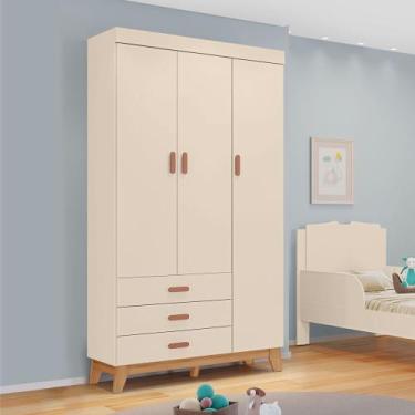 Imagem de Guarda Roupas Tuboarte 100% MDF Infantil Yago 3 Portas e 3 Gavetas
