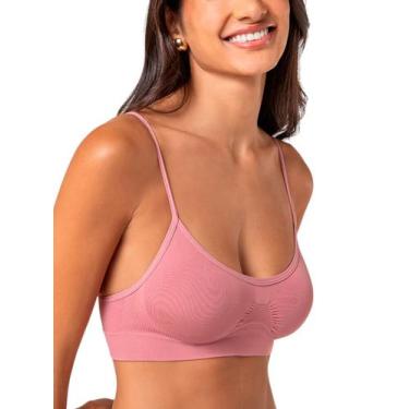 Imagem de Sutiã top Lupo Loba 41100-001 Básico Sem Costura Poliamida T. PP/GG, G