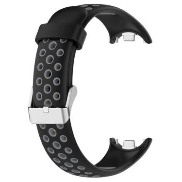 Imagem de Pulseira De Relógio De Silicone Respirável Bicolor Para Xiaomi Band 9 