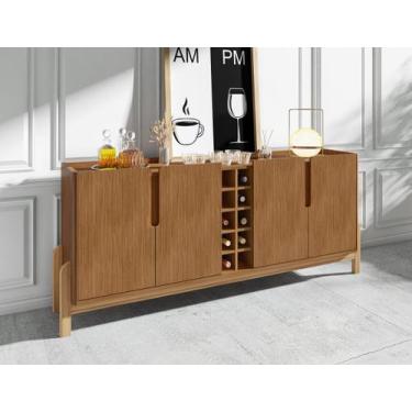Imagem de Buffet Aparador 190cm 4 Portas Com Adega Lizz - 6 Cores - CASA D