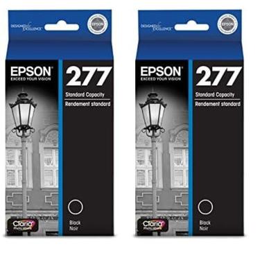 Imagem de Cartucho de tinta Epson T277 Claria Photo HD Photo Black (pacote com 2)