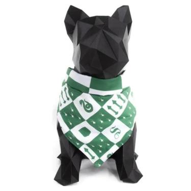Imagem de Freefaro Bandana Cães E Gatos Harry Potter Sonserina  P