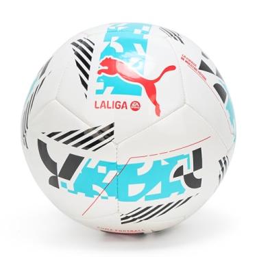 Imagem de PUMA Bola de futebol unissex Orbita LaLiga 1 costurada à máquina, branco-multicolorido AH25, 4