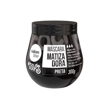 Imagem de Máscara Matizadora Salon Line To de Cacho Preta 300g