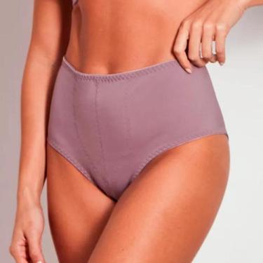 Imagem de Calcinha Cinta Modeladora Cintura Alta Duloren 114714, Berinjela, 50