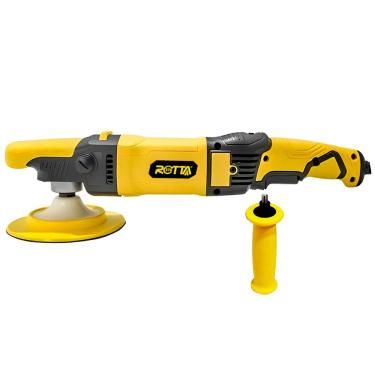 Imagem de Politriz Automotiva Angular Rotativa 220V Elétrica Premium Profissional 150mm 1200W Rotta 376 2511