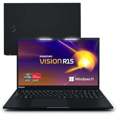 Imagem de Notebook Positivo Vision R15, Ryzen 5 8gb 256gb, Windows 11 - Geral