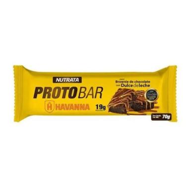 Imagem de Barra Protobar Brownie de Chocolate com Doce de Leite Havanna 70G