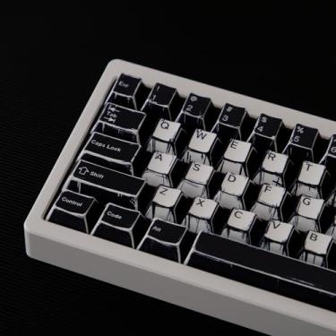 Imagem de 142 Keys Custom PBT Keycaps Dye Sub White Manga Keycaps Set Fit for 61/64/87/104/108 Cherry Mx Switches Mechanical Keyboard