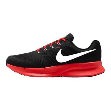 Imagem de Nike Tênis de corrida masculino Run Swift 3 (IB7461-001, preto/carmesim brilhante/branco), Preto/carmesim brilhante/branco, 40