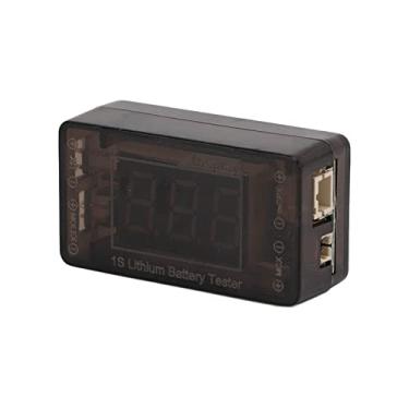 Imagem de Verificador Indicador de Testador de Bateria de Lítio 1S, Exibição de Tubo Digital Vermelho de 0,36 Polegada, Precisa de 10mV, Suporta Vida, Lipo, Li-hv, Proteção Reversa, para