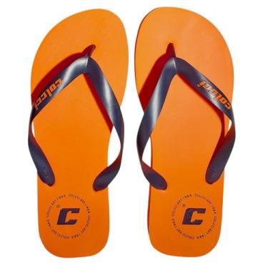Imagem de Chinelo Masculino Colcci Basic Mid (Laranja Salmona, BR, Adulto, Faixa Numérico, 39, 40)