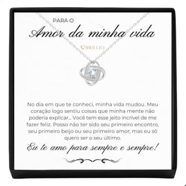 Imagem de Presente Romântico Kit Colar Com Declaração de Amor Namorada Esposa Dia Dos Namorados