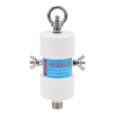 Imagem de Zyyini Antenas de Rádio de Ondas Curtas Balun, 1 a 50MHz 500W 1: 1 Dipolo de Tensão Balun Com Conector SO 239, para Redes Sem Fio e Dispositivos de Comunicação