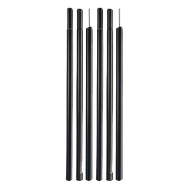 Imagem de Pegciuho 2 Peças de Postes de Lona, ​​hastes de Suporte de Ferro Grosso E Barras de Toldo Resistentes à Ferrugem com Postes de Abrigo Adequados para Jardim, 2 Conjuntos