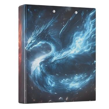 Imagem de Fichário de 3 anéis SsangYong fichários de 3,8 cm com três argolas com prancheta, 3 bolsos interiores transparentes de PVC para material de escritório