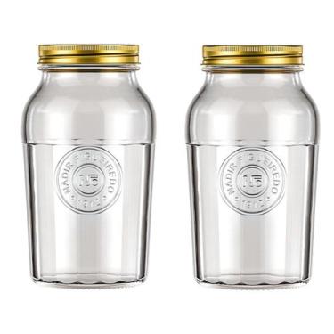 Imagem de Kit c/2 Pote Americano Vintage 1,5 Litros Nadir Figueiredo