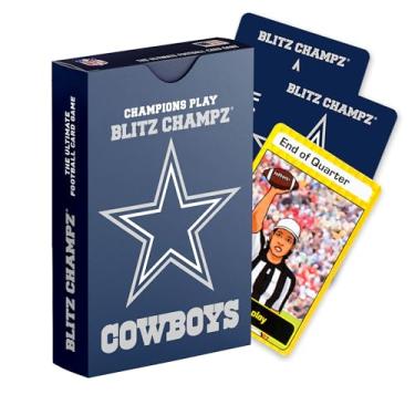 Imagem de Blitz Champz | Football Card Game (Ages 7+) | Fun Family Game | Party Game | Gifts for Football Fans | Card Game for Kids | Card Game for Adults (Dallas Cowboys)